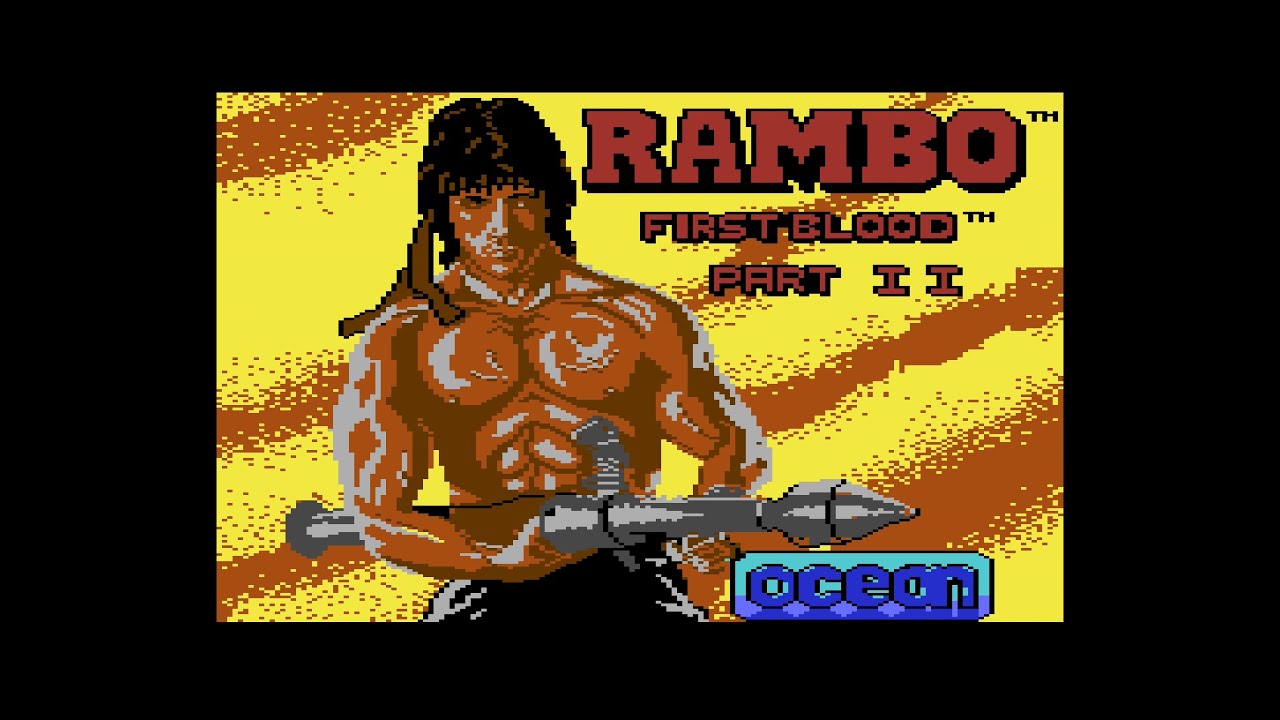 Commodore 64 Longplay [082] Rambo: First Blood Part II (EU)
