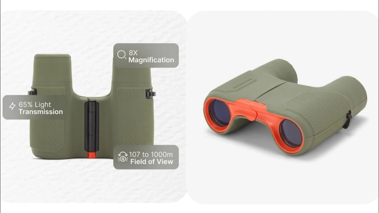 Solognac wildlife binocular 8&times;25 fixed focus 