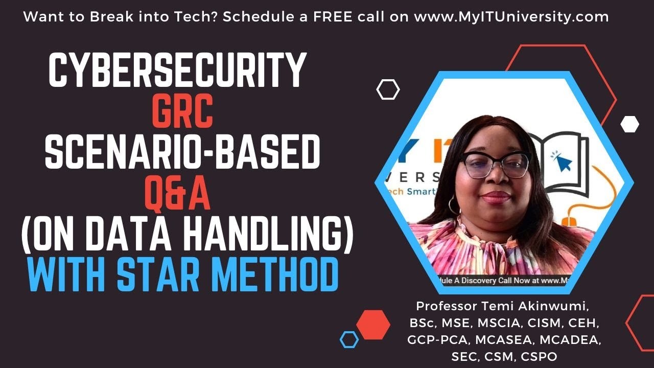 Cybersecurity GRC Scenario-Based Q&A (On Data Handling) With STAR Method