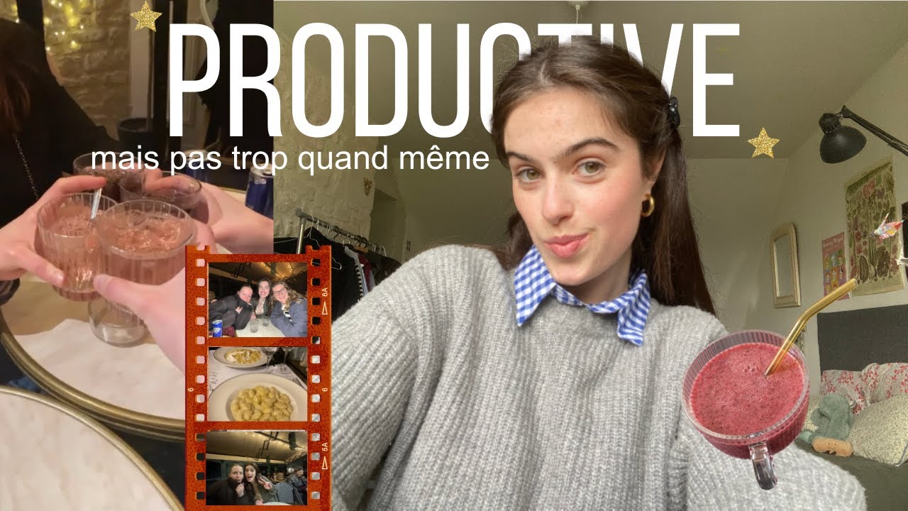 Être productive le week-end (mais pas trop)