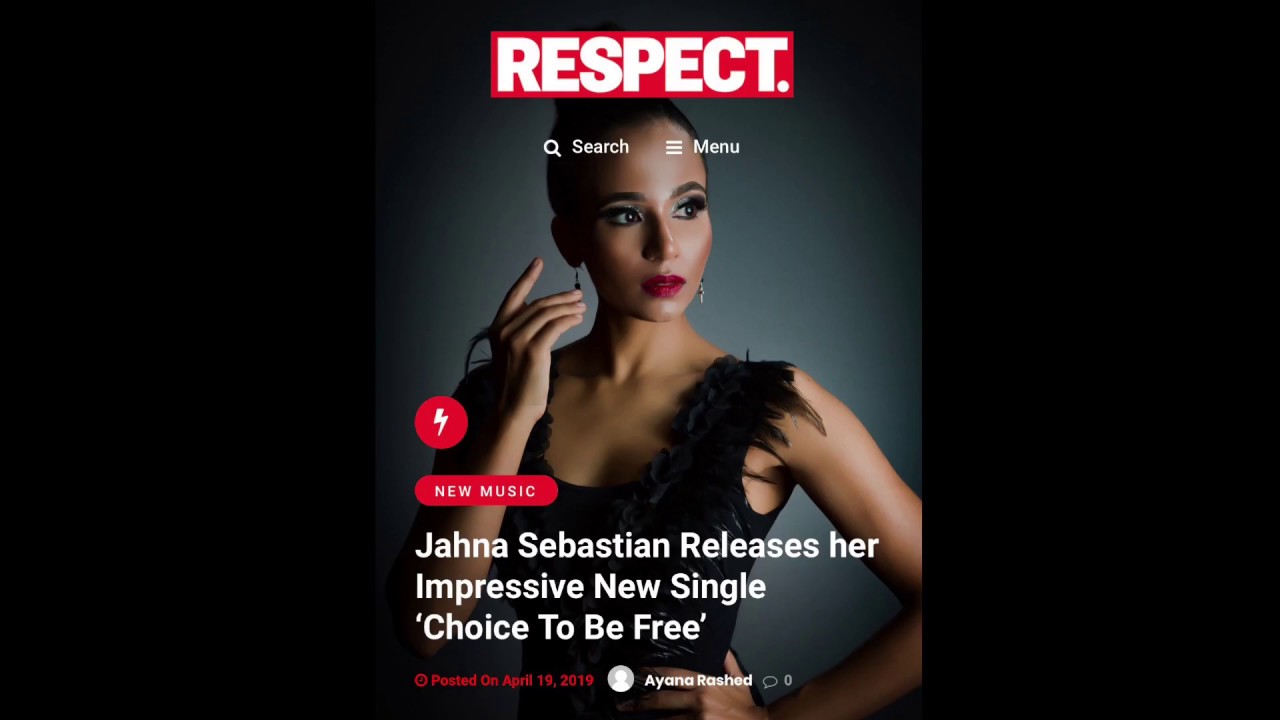 Singer, Producer Jahna Sebastian Releases Her Impressive New Single Choice To Be Free
