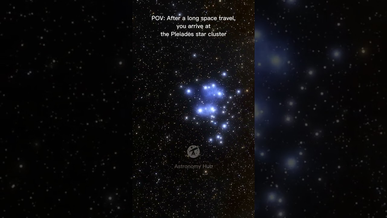 Space travel to Pleiades star cluster