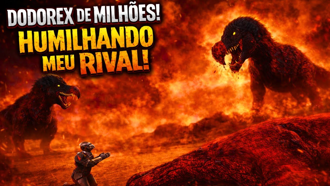 TESTEI UM DODOREX DE MILHÕES E HUMILHEI MEU RIVAL ! | ARK PVP