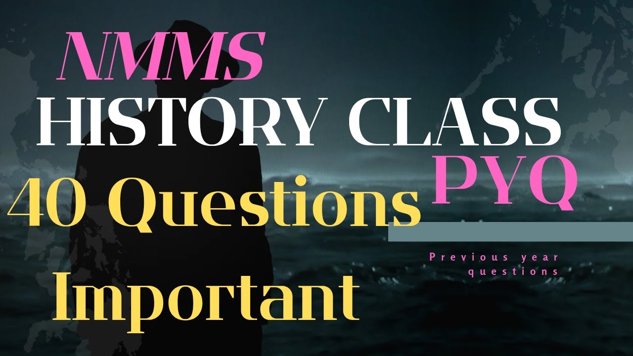 NMMS HISTORY IMPORTENT questions #nmms #nmmssat