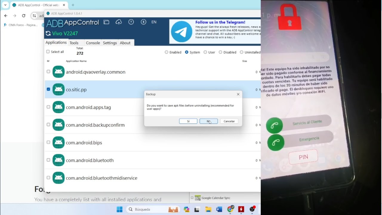 TUTORIAL como quitar bloqueo por mora de claro VIVO Y36