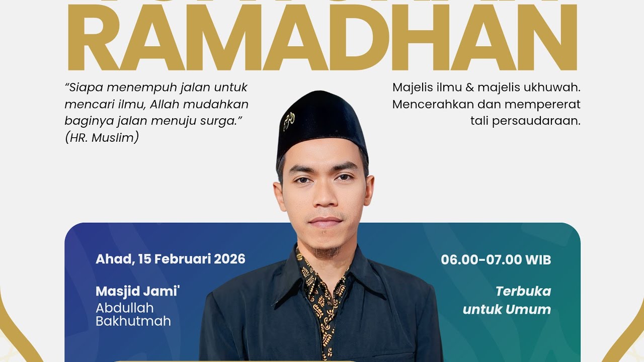 Fatwa Tarjih Tuntunan Ramadhan - Ust. Ahmad Fatihin, M.Si.