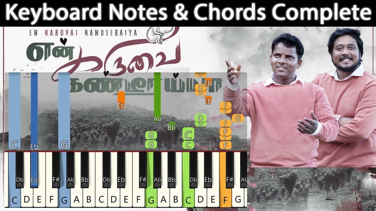 En Karuvai Kandeeraiya Keyboard Notes & Chords | என் கருவை கண்டீரையா | AARON BALA | NATHANAEL DONALD