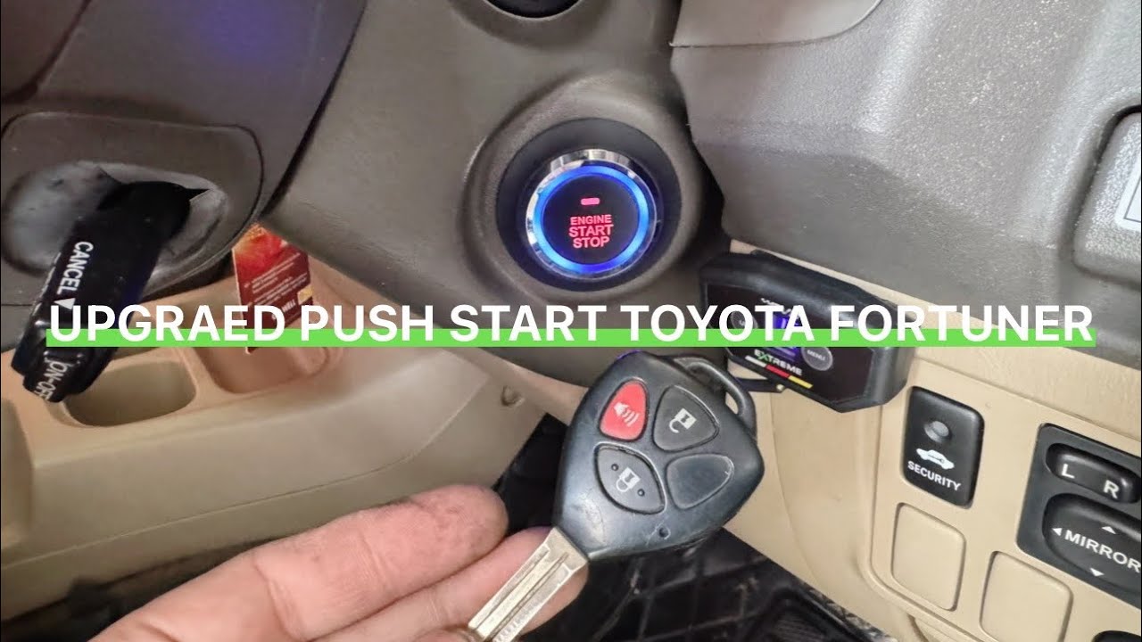 ปุ่มกดสตาร์ท/รีโมทสตาร์ท TOYOTA FORTUNER 🚗🚗🚗
