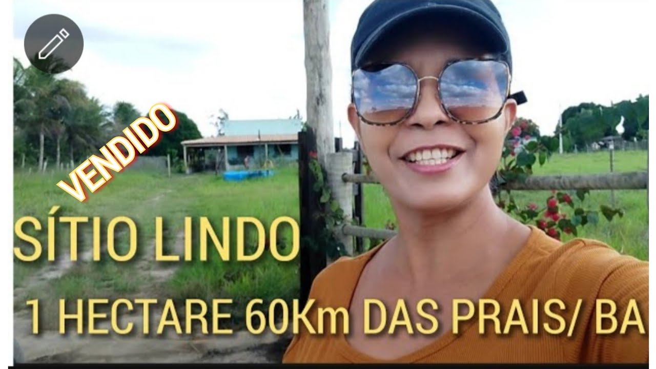 VENDO SÍTIO 1 HECTARE  -BAHIA, COM CASA.TERRA BOA COM ÁGUA. bons vizinhos. lugar lindo, seguro