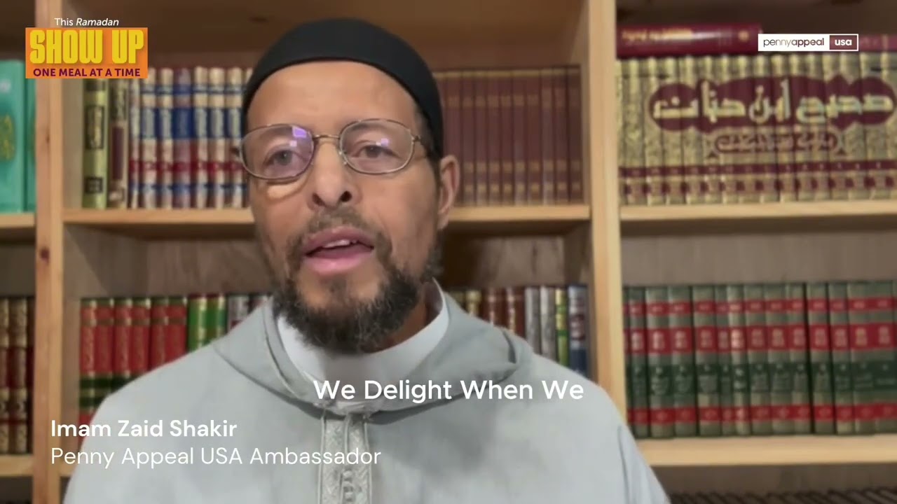 Imam Zaid Shakir wants you to SHOW UP this Ramadan