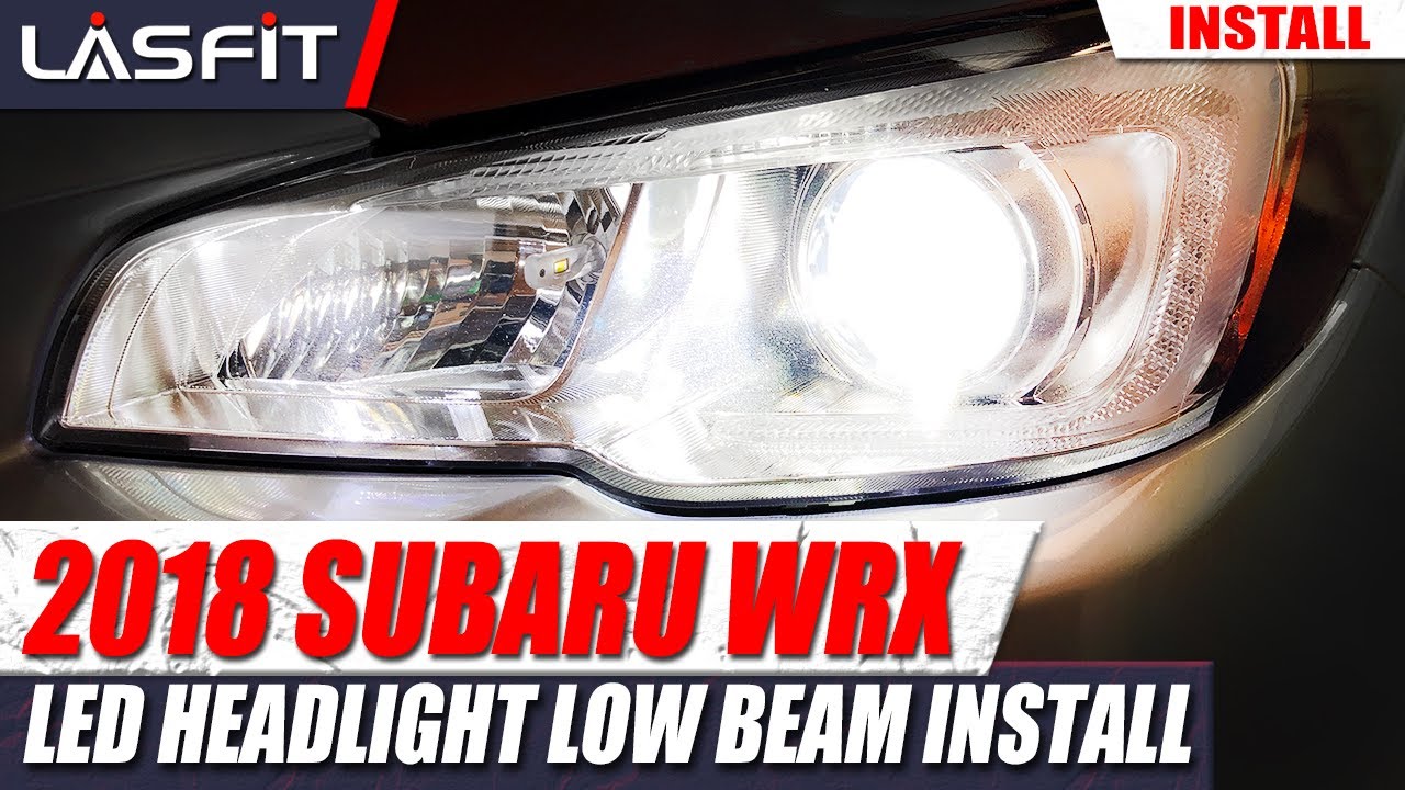 Руководство по установке: как заменить фары на светодиодные лампы на Subaru WRX 2018 года