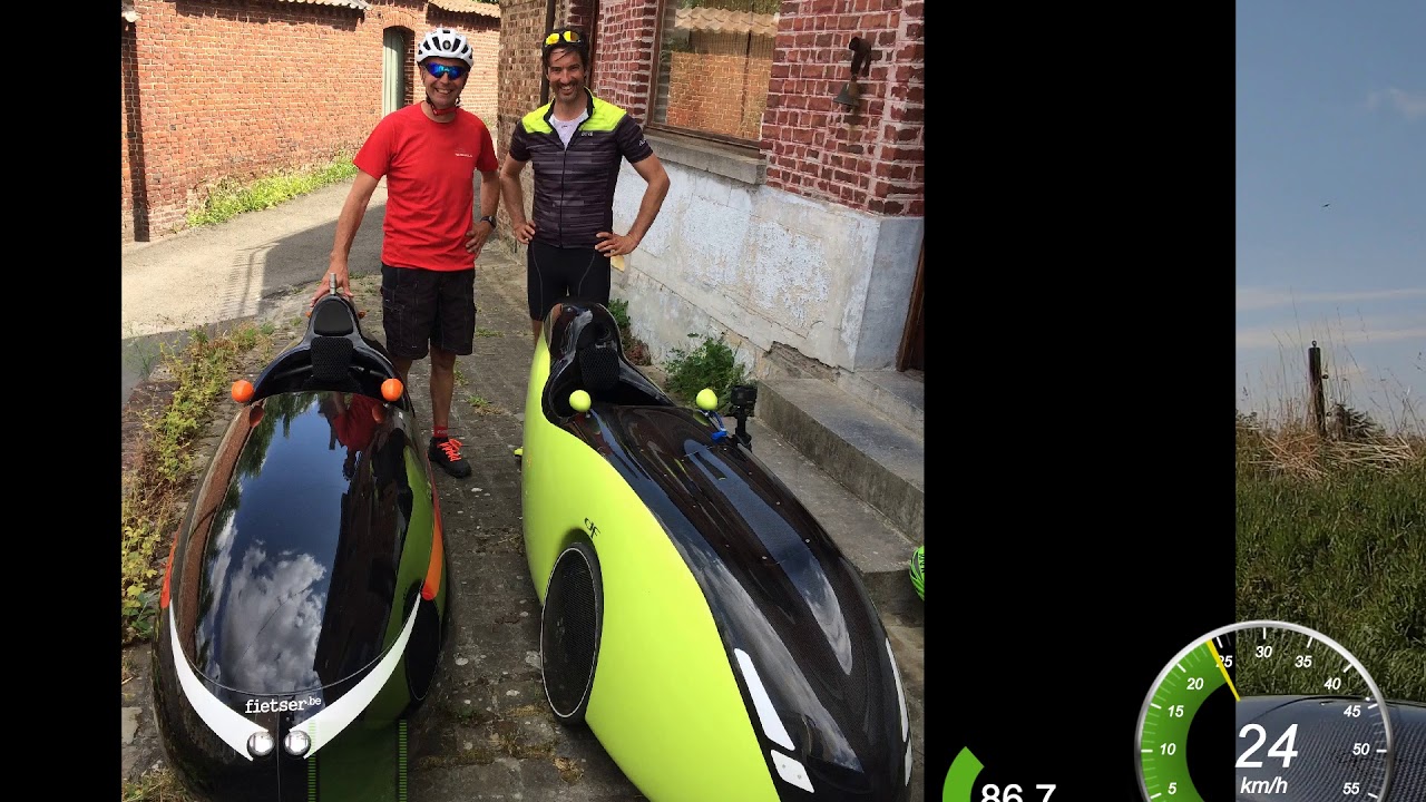 Brugge Rochefort - 300km velomobile ride
