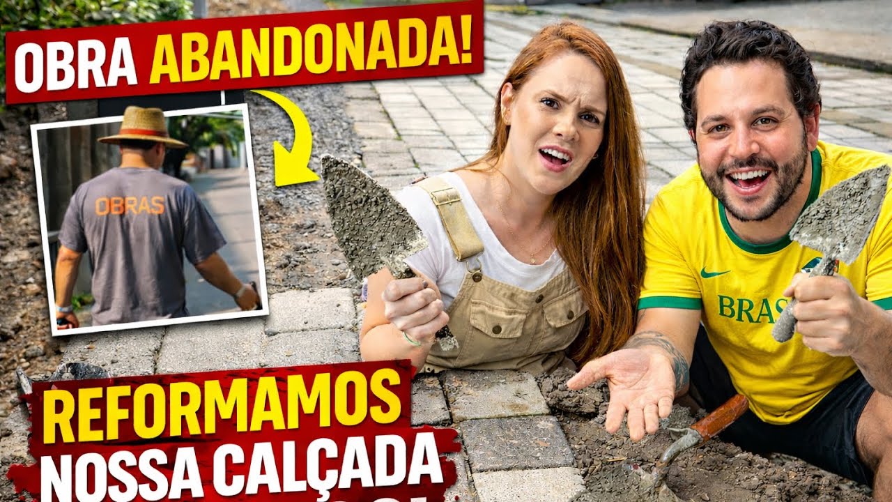 O PEDREIRO ABANDONOU A OBRA… E TIVEMOS QUE TERMINAR SOZINHOS!