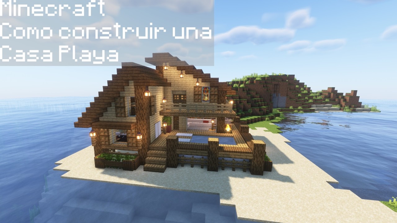 Minecraft: Como construir una casa en la playa