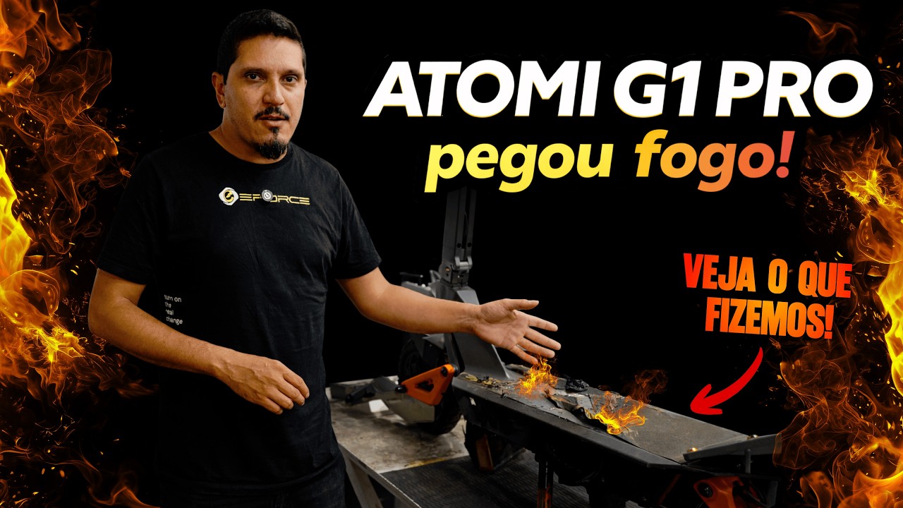 PATINETE G1 PRO PEGOU FOGO!