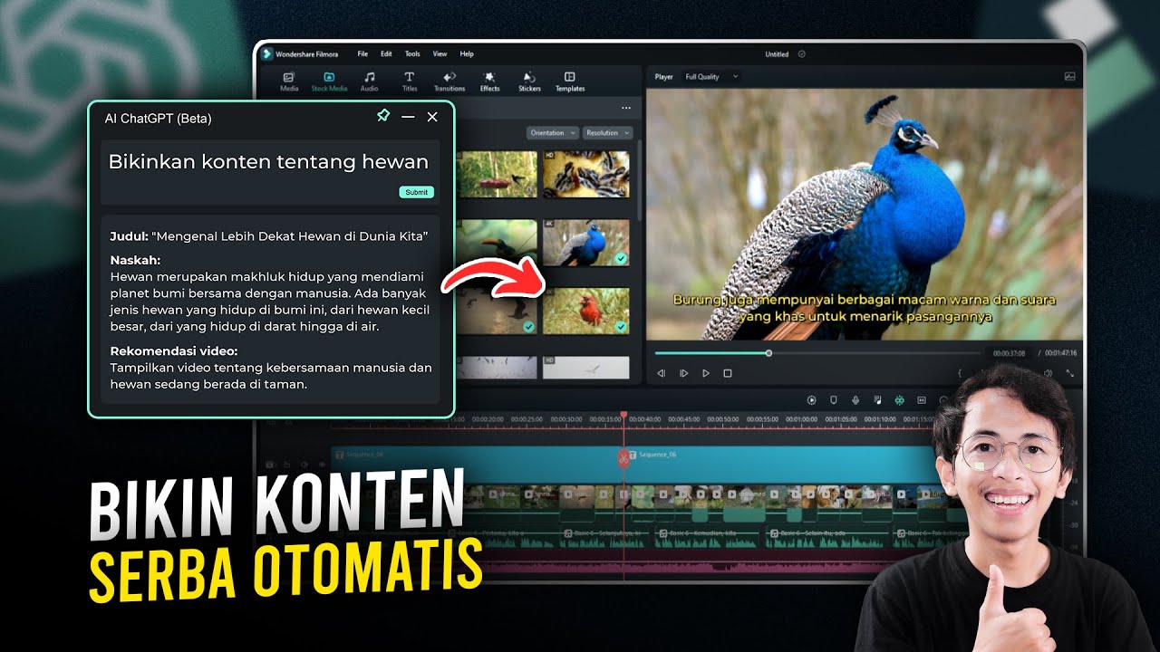 Filmora Terbaru ada Fitur ChatGPT - Bikin Konten Jadi Makin Gampang 😱🔥