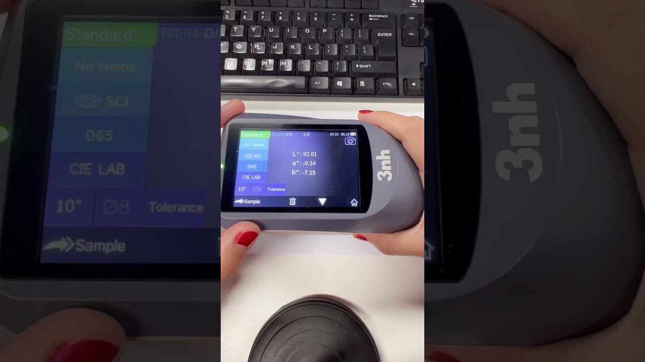 How to measure whiteness with Ys3060 spectrophotometer #spectrophotometer