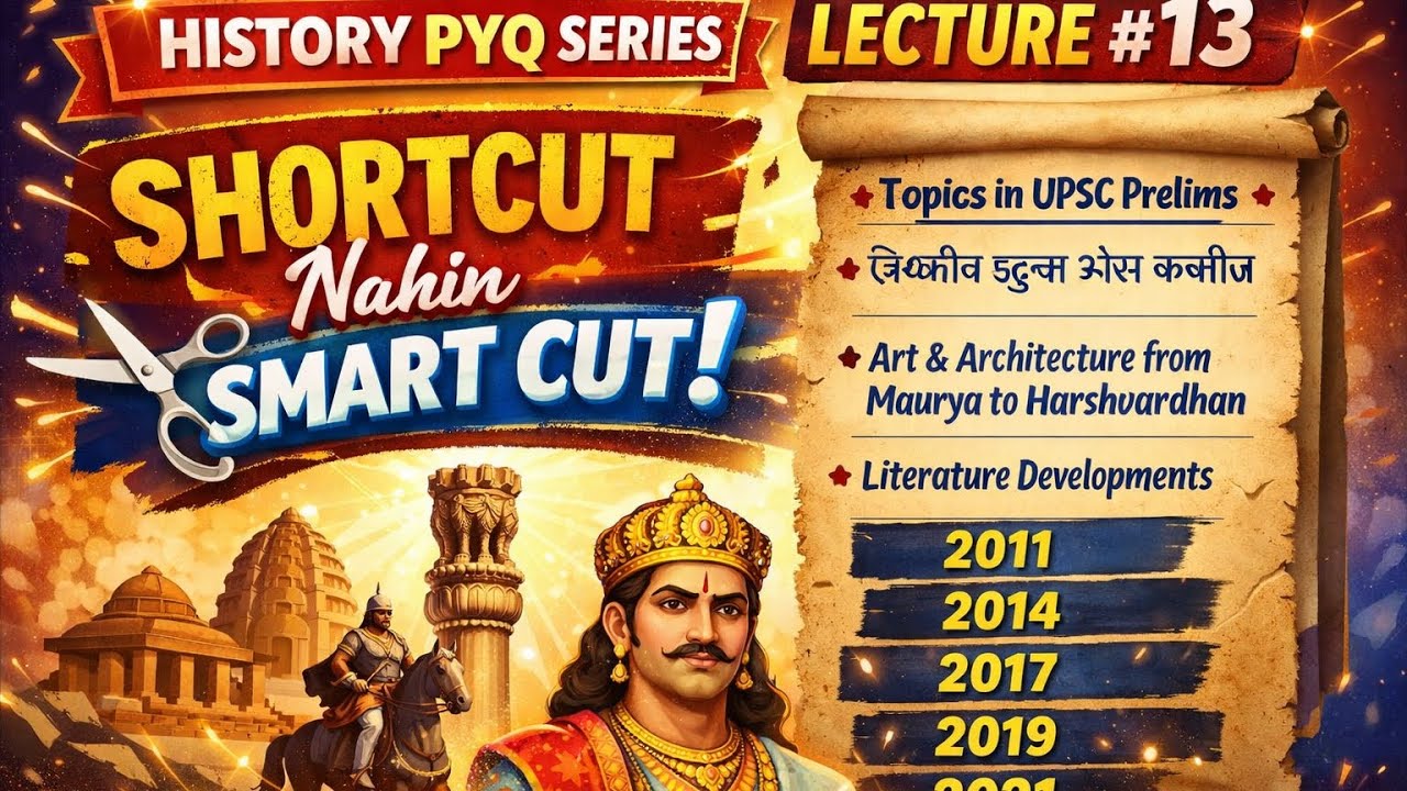 History pyqs series (Tripartite struggle art, architecture and literature) (13)for UPSC CSE CDS CAPF