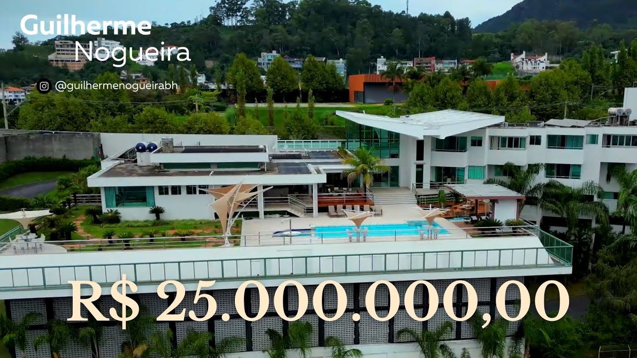 A mansão mais espetacular a venda em Belo Horizonte - R$25.000.000,00
