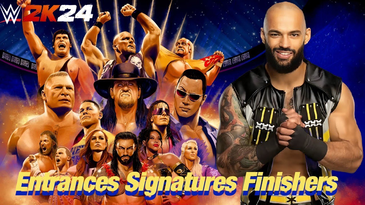 WWE 2K24 Entrances/Signatures/Finishers: Ricochet