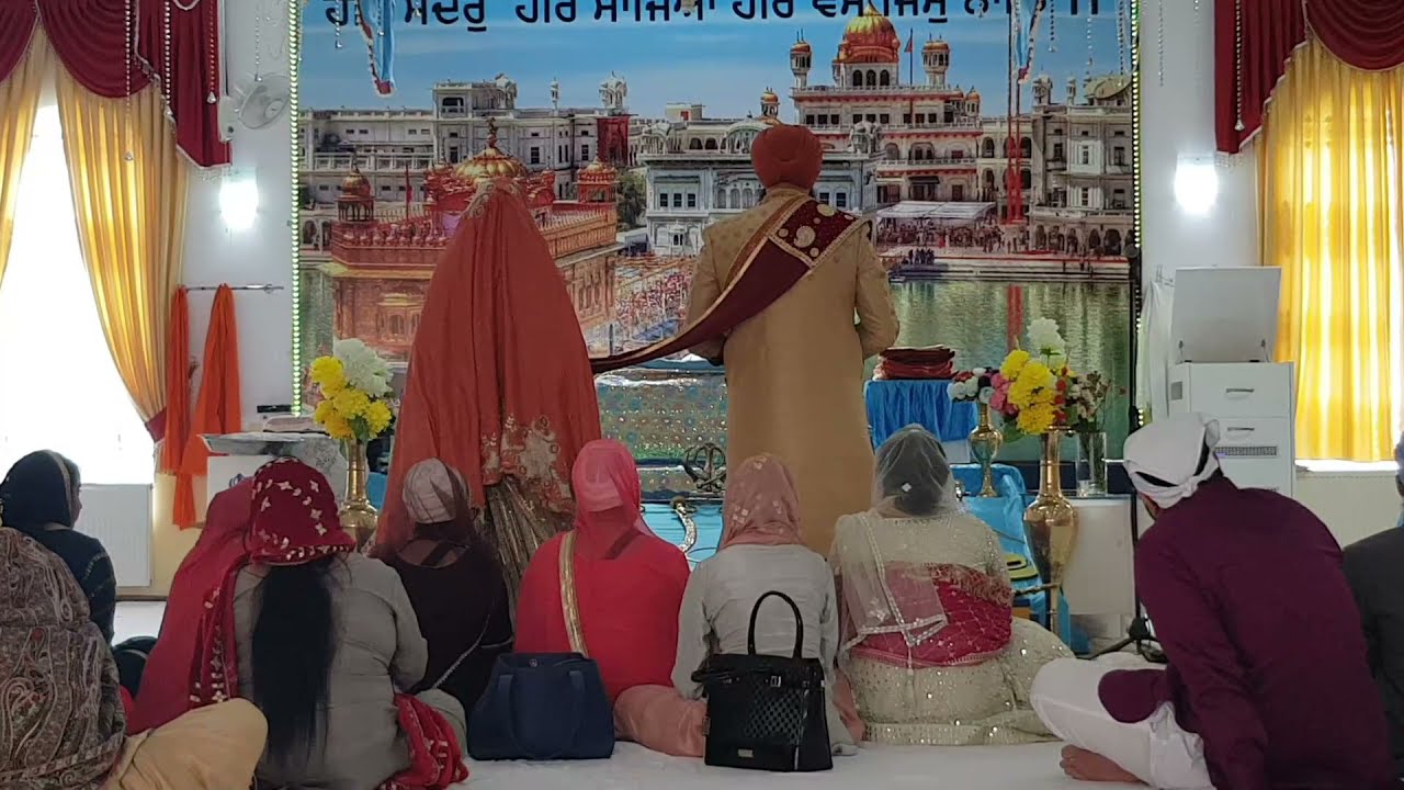 Sikh Wedding \\ gurudwara in Vienna (Austria) \\ Punjabi Marriage