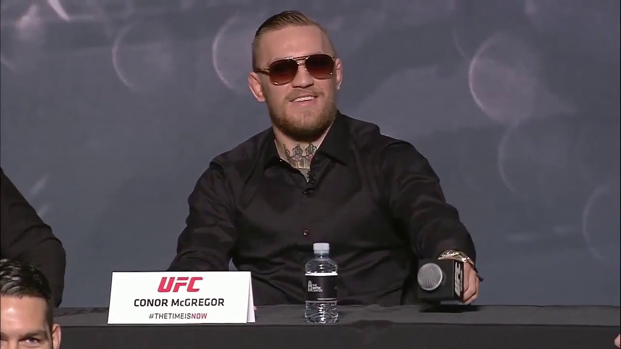 Конор Макгрегор   Нарезка всех ответов c пресс конференции tg kolyankletka