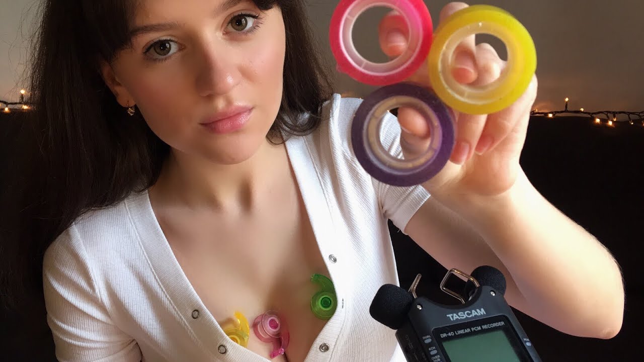 ASMR Scotch & Sticky Sounds 🧠 ASMR ITA 🇮🇹 || Звуки Скотча & Изоленты 🌙