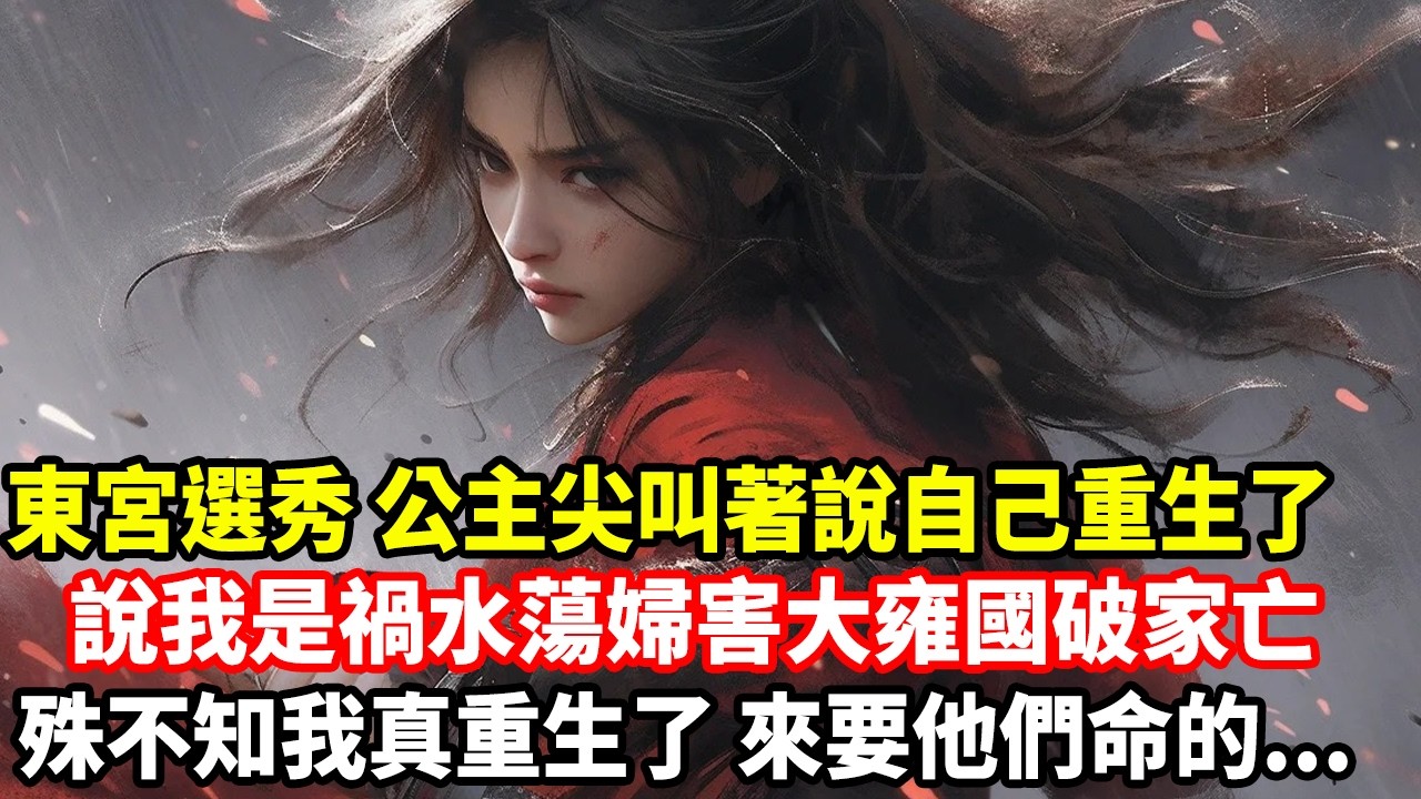 東宮選秀，公主尖叫著說自己重生了，說我是禍水蕩婦害大雍國破家亡，殊不知我真重生了，來要他們命的...