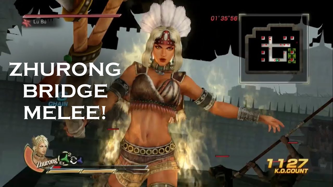 Dynasty Warriors 8 Xtreme Legends - Bridge Melee Challenge (Zhurong)