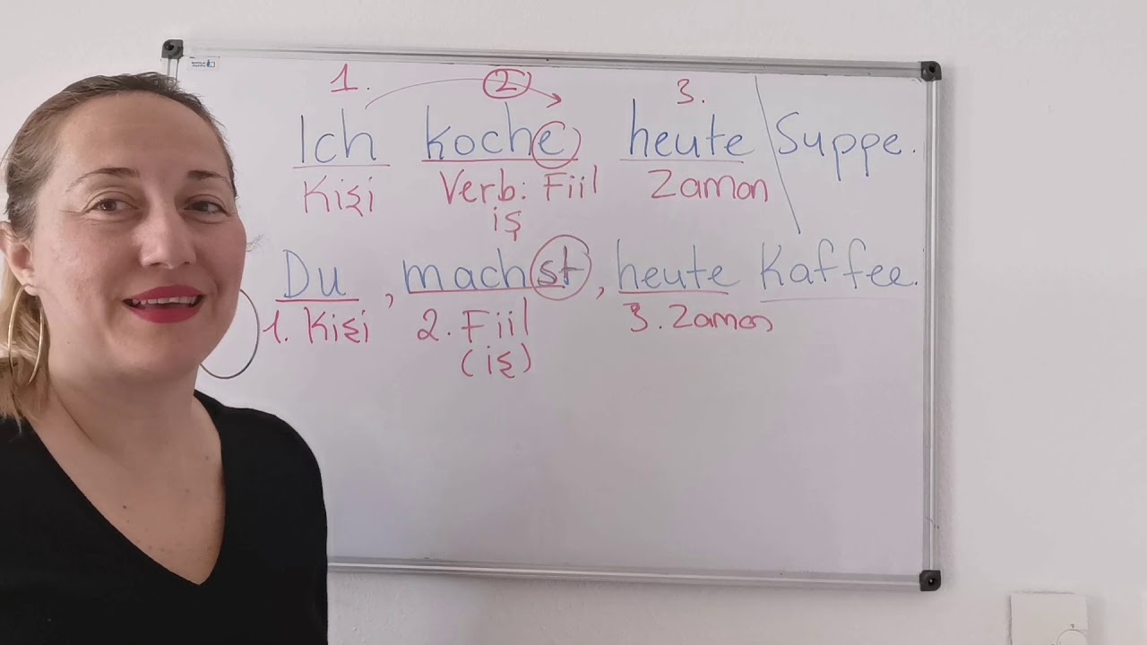 Almanca cümle kuruluşu Ders 3