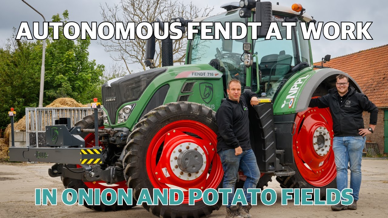 Autonomous Fendt at work in potato and onion fields!