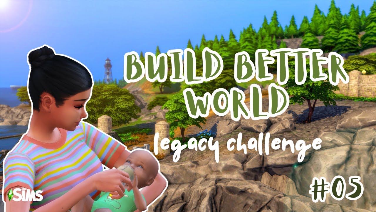 EP.5 – Jour de l’amour et naissance du bébé🌱 | Build a Better World Legacy (Sims 4)
