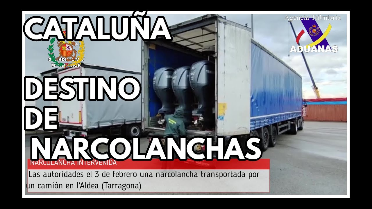 Avalancha de narcolanchas en Cataluña - Aduanas SVA