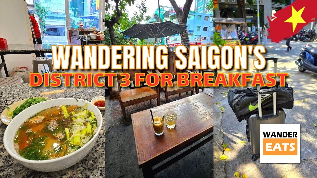 Vlog: 🇻🇳 Exploring Saigon&rsquo;s District 3 - A Breakfast Adventure Before My Flight