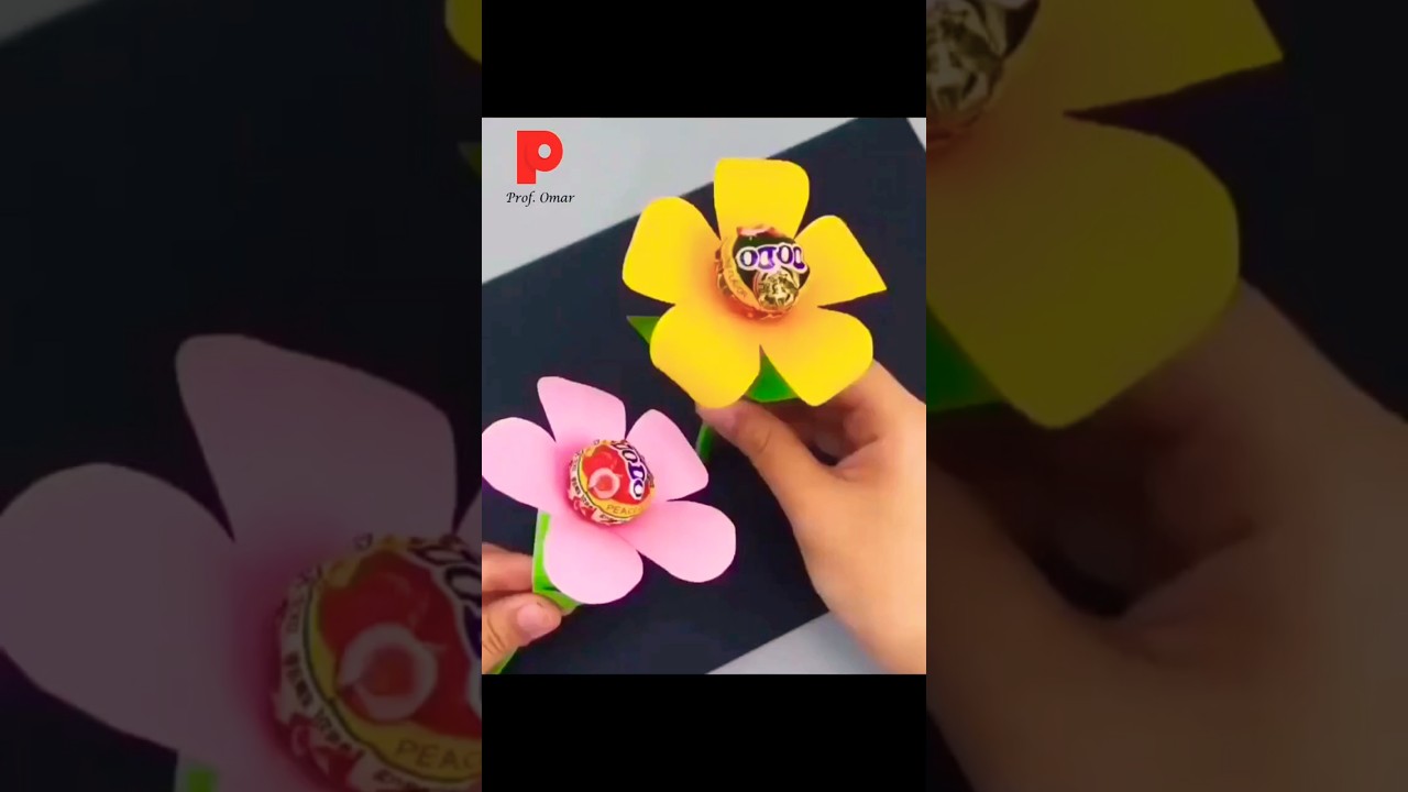 Flores para regalar con chupete #manualidades #diy #craft