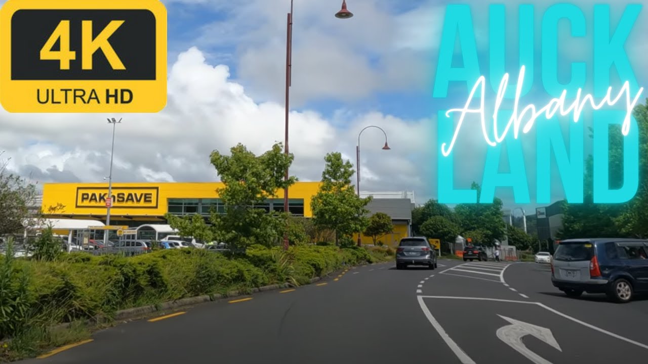 Auckland Drive | Greenhithe to Albany | North Shore | 4K