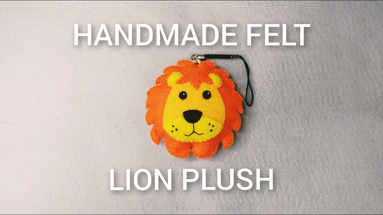 Cute Lion Felt Plush
