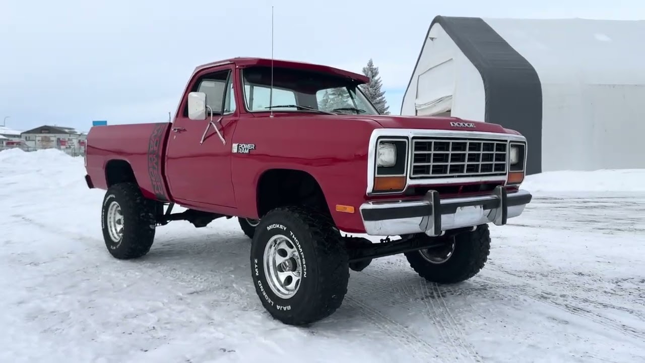 1982 Dodge W150 Power RAM 4X4 Short Box | EG Auctions