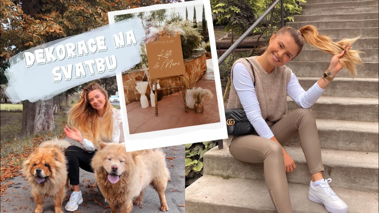 VLOG | Pár prvních dekorací na svatbu, kosmetika & vyrábění tabulí