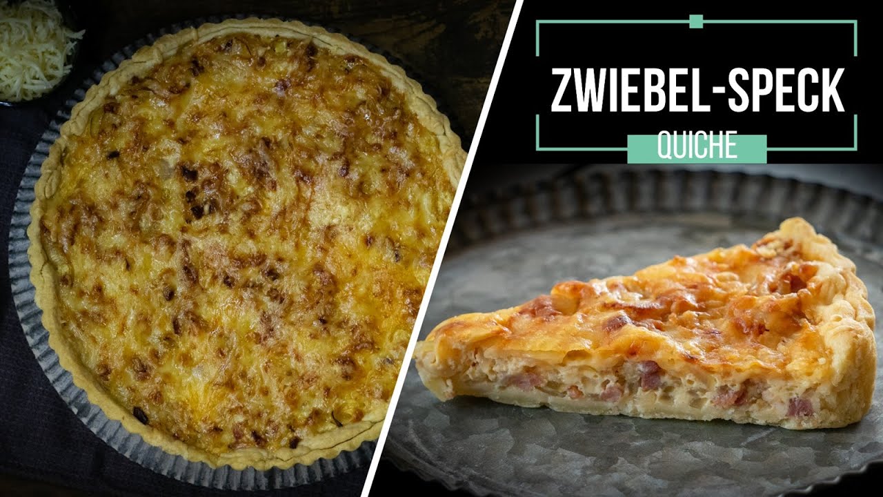 Zwiebel-Speck  Quiche/ Herbst-Rezepte, einfach und schnell