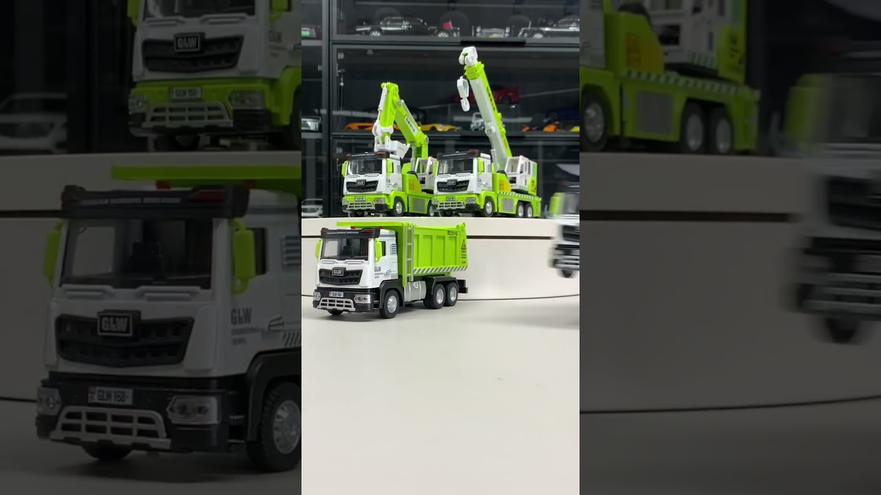 Construction Vehicle Models  Excavator, dump truck, Crane, Mixture Truck #viral #diecast #shorts