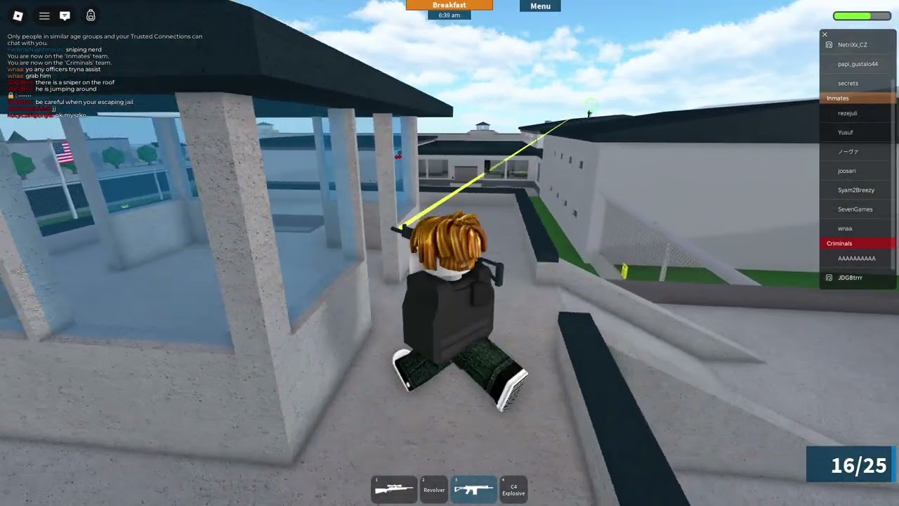 Playing Roblox prison life! (AGAIN)