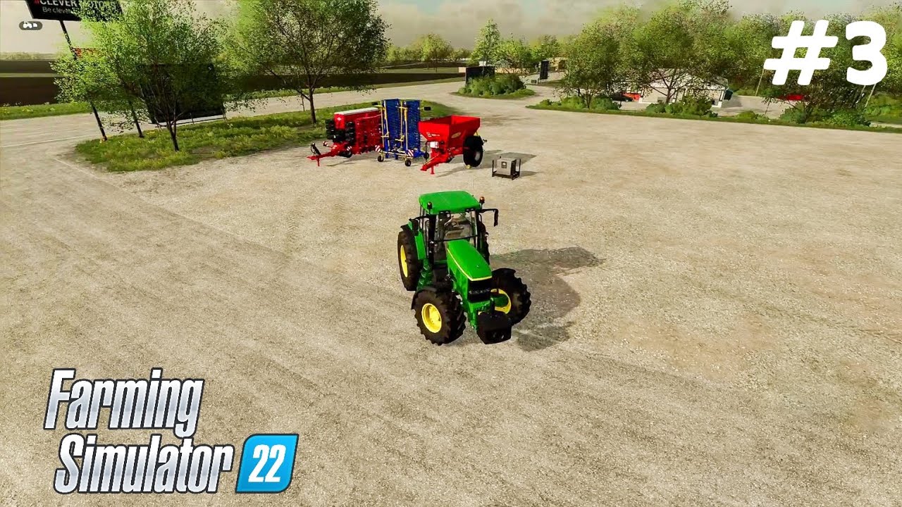 COMPREI EMPLEMENTOS NOVOS PARA FAZENDA - FARMING SIMULATOR 22