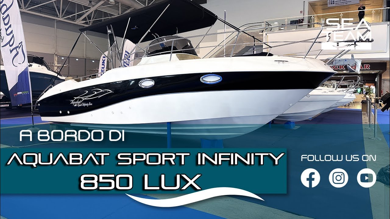A bordo di Aquabat Sport Infinity 850 Lux