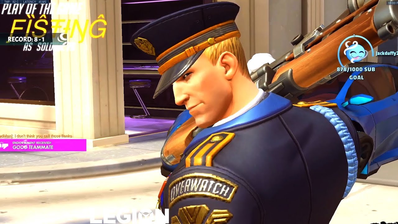 GALE BEST SOLDIER 76 IN THE WORLD?! POTG! [ OVERWATCH SEASON 21 TOP 500 ]