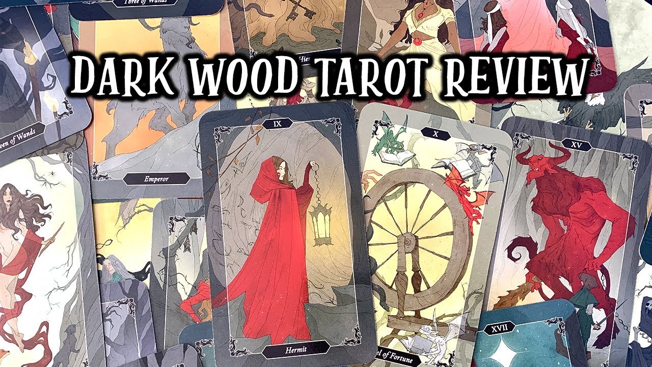 DARK WOOD TAROT CARDS REVIEW 🌳🌟 HONEST OPINION & DECK FLIP THROUGH