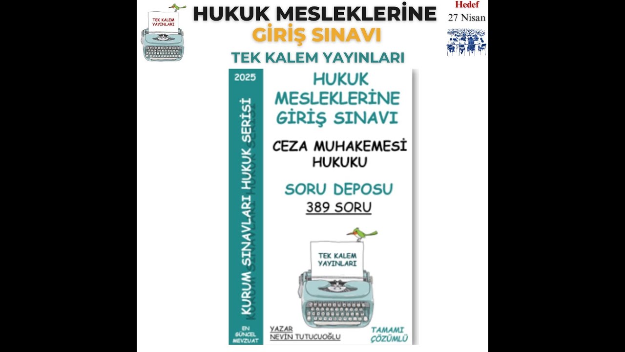 HMGS 2024 CEZA HUKUKU VE CEZA MUHAKEMESİ SINAV TARZI SORU ÇÖZÜMLERİ