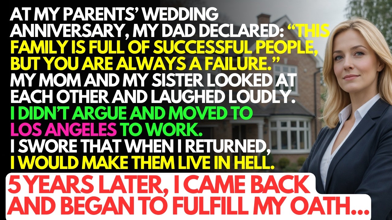 At A Family Party, My Dad Declared That I Was “The Family’s Failure.” I Didn’t Argue, I Just…