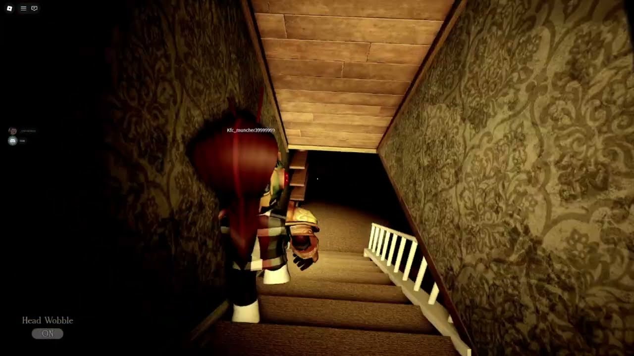 playing a scary roblox game