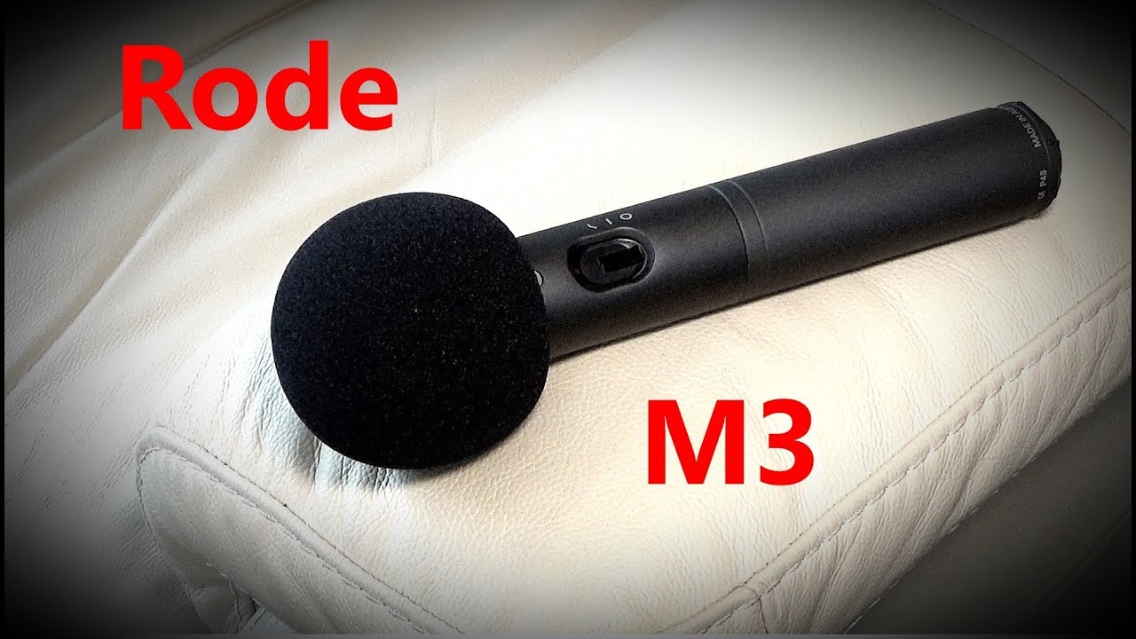 Rode M3 Demonstration - Part 1 - Boomed, 48V Phantom Power